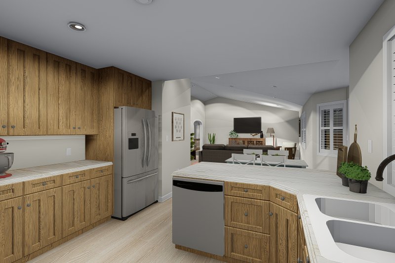 Architectural House Design - Interior - Kitchen 1 for Traditional House Plan #1060-63 - 3 bed, 2.5 bath