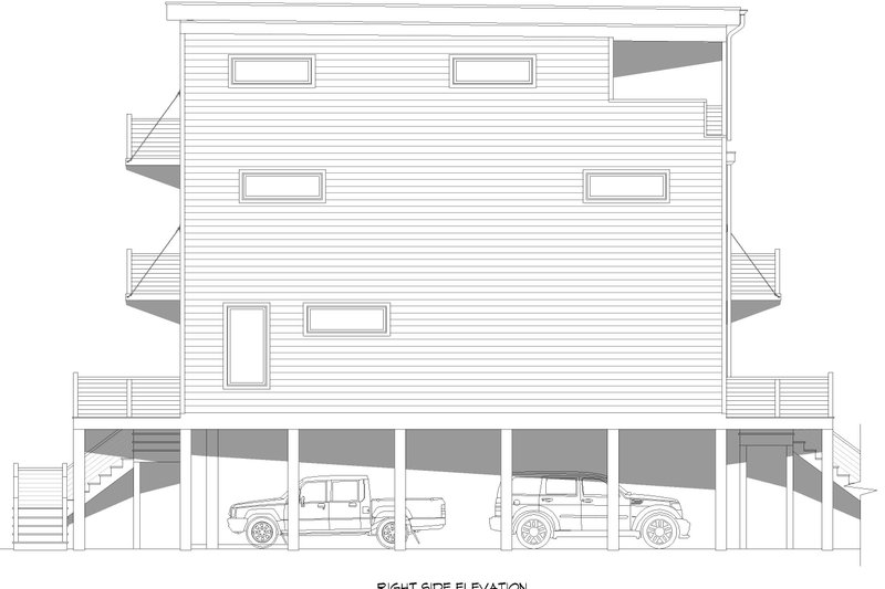 Home Plan - Exterior - Other Elevation 1 for Modern House Plan #932-1164 - 9 bed, 10.5 bath