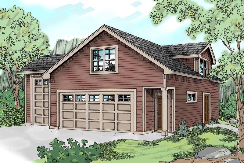 Dream House Plan - Traditional Exterior - Front Elevation Plan #124-641