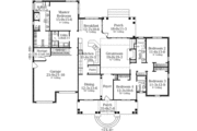 Southern Style House Plan - 4 Beds 3.5 Baths 2443 Sq/Ft Plan #406-105 