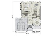 Farmhouse Style House Plan - 4 Beds 2.5 Baths 2265 Sq/Ft Plan #51-1191 