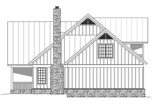 Exterior - Other Elevation for Country House Plan #932-146 - 4 bed, 2.5 bath