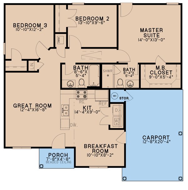 House Blueprint - Traditional Floor Plan - Main Floor Plan #923-217