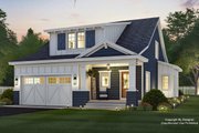 Craftsman Style House Plan - 4 Beds 4 Baths 2225 Sq/Ft Plan #51-1458 Exterior 