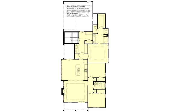 Floor Plan - Other Floor for Cottage House Plan #430-114 - 3 bed, 2 bath