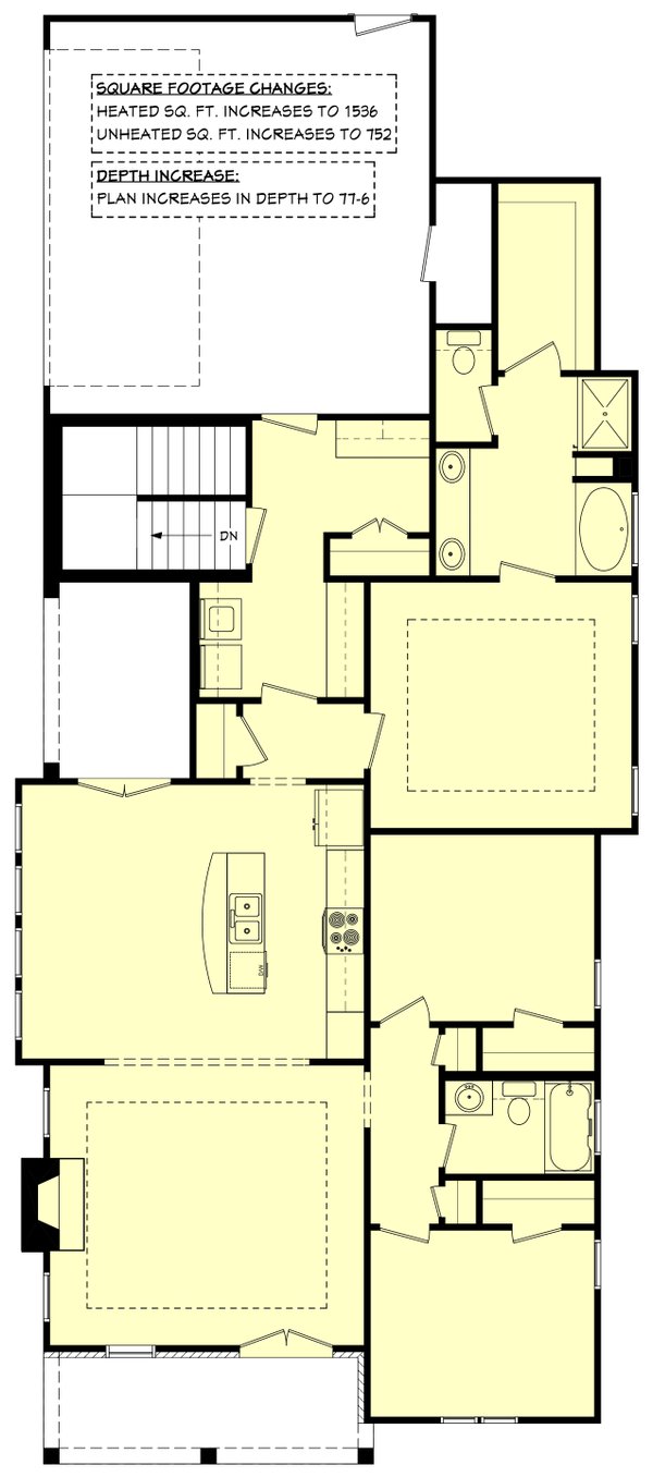 Cottage Floor Plan - Other Floor Plan #430-114