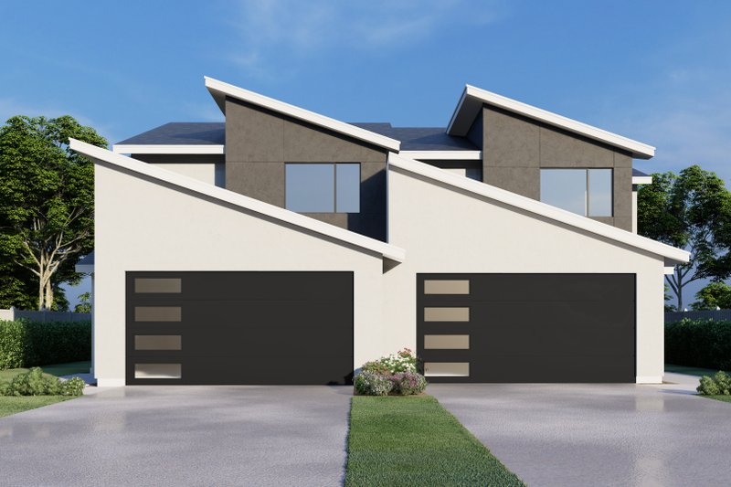 Contemporary Style House Plan - 3 Beds 2.5 Baths 1494 Sq/Ft Plan #112-257