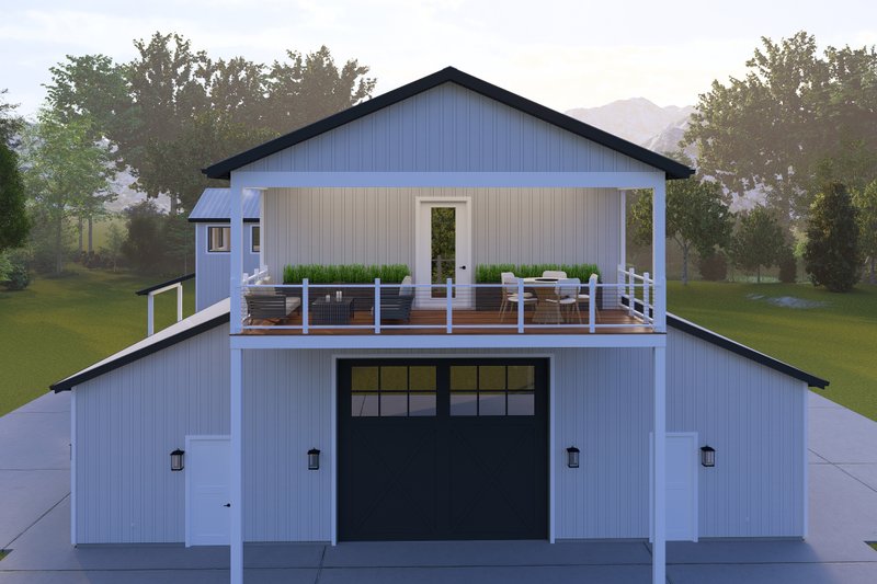 House Blueprint - Exterior - Other Elevation for Barndominium House Plan #1060-506 - 8 bed, 5 bath