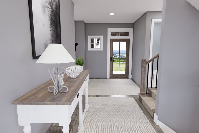 Dream House Plan - Interior - Entry 1 for Country House Plan #51-1568 - 4 bed, 3.5 bath