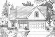 Traditional Style House Plan - 3 Beds 2.5 Baths 1485 Sq/Ft Plan #6-166 