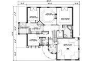 European Style House Plan - 2 Beds 2 Baths 1980 Sq/Ft Plan #138-145 