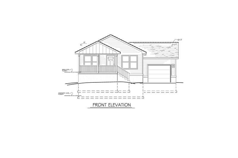 House Plan Design - Exterior - Front Elevation 3 for Traditional House Plan #1122-9 - 3 bed, 1 bath