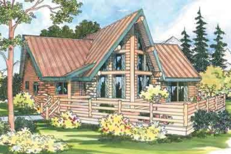 Home Plan - Cabin Exterior - Front Elevation Plan #124-260