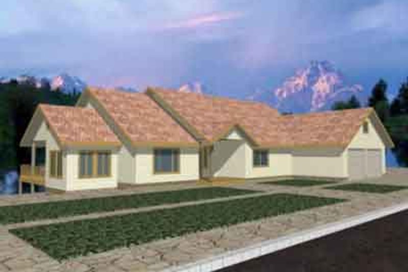 Dream House Plan - Traditional Exterior - Front Elevation Plan #117-238