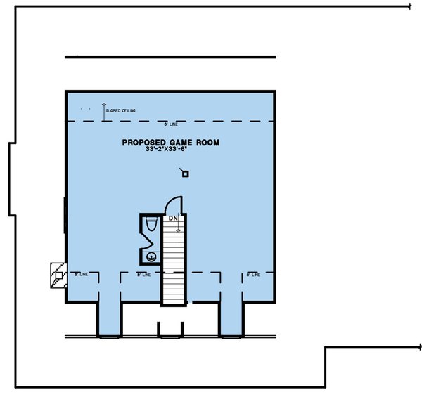 House Blueprint - Farmhouse Floor Plan - Upper Floor Plan #923-278