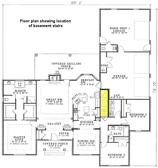 Home Plan - Traditional Floor Plan - Other Floor Plan #17-175