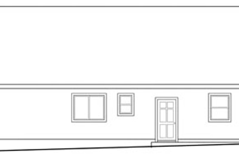 House Plan Design - Exterior - Other Elevation for Craftsman House Plan #124-783 - 3 bed, 2 bath