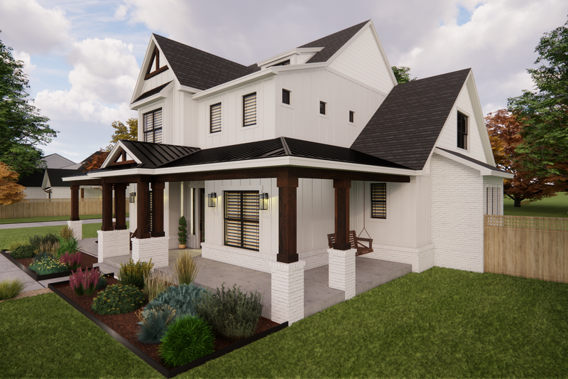Home Plan - Exterior - Other Elevation 2 for Farmhouse House Plan #1098-1 - 3 bed, 2.5 bath