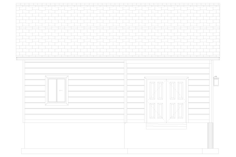 Architectural House Design - Exterior - Other Elevation 1 for Barndominium House Plan #1060-342, 0 bath