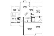 Traditional Style House Plan - 3 Beds 2 Baths 1469 Sq/Ft Plan #58-238 