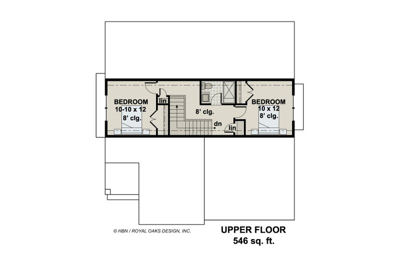 Home Plan - Floor Plan - Upper Floor for Traditional House Plan #51-1202 - 3 bed, 2.5 bath
