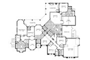 European Style House Plan - 4 Beds 4.5 Baths 5342 Sq/Ft Plan #417-438 