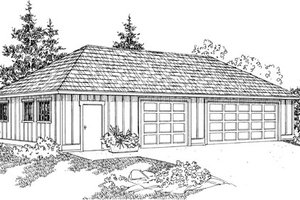 Traditional Exterior - Front Elevation Plan #124-801