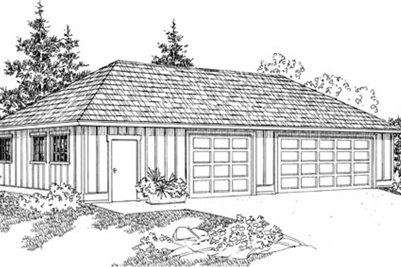 Architectural House Design - Traditional Exterior - Front Elevation Plan #124-801