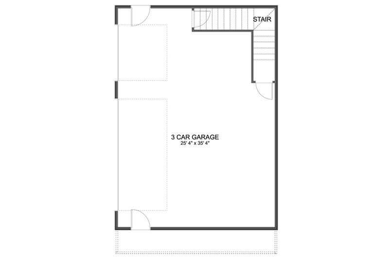 House Design - Floor Plan - Main Floor for Country House Plan #1060-228, 0 bath