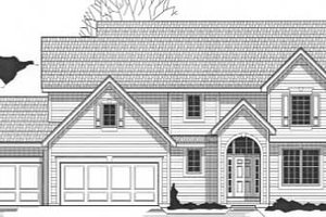 Traditional Exterior - Front Elevation Plan #67-499