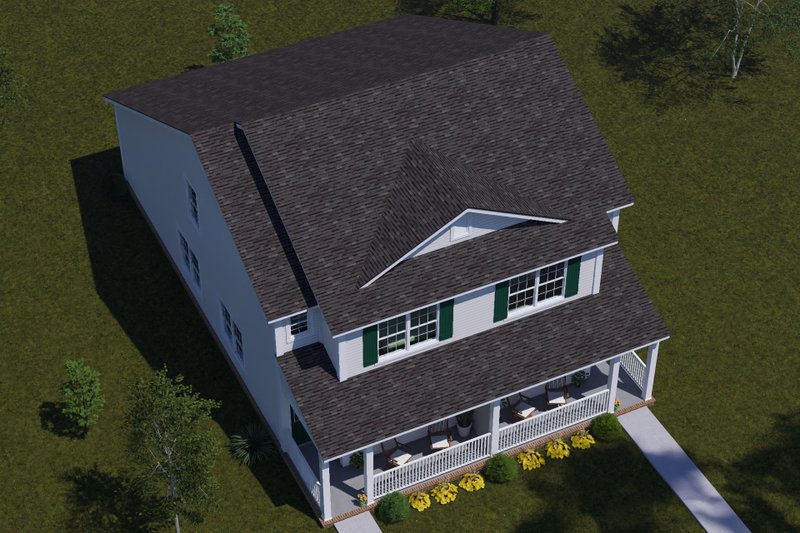 Home Plan - Exterior - Other Elevation 5 for Traditional House Plan #513-2442 - 3 bed, 3 bath