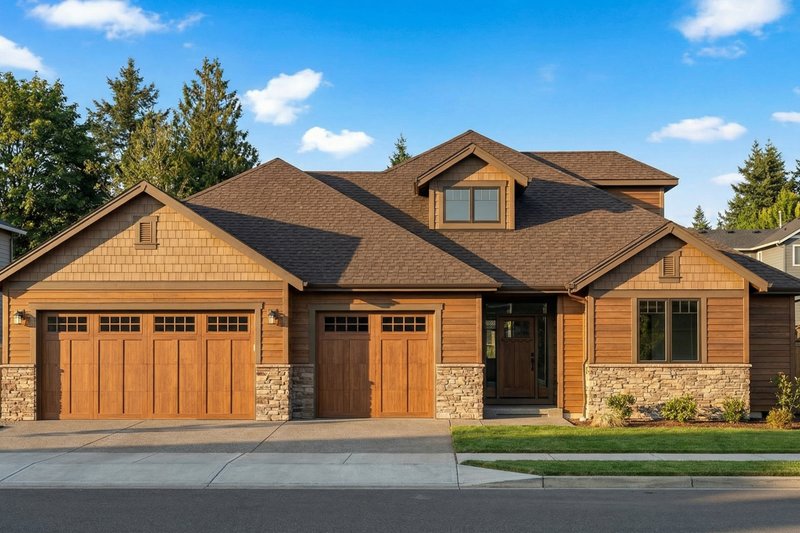 Home Plan - Exterior - Front Elevation 2 for Craftsman House Plan #112-324 - 4 bed, 3 bath
