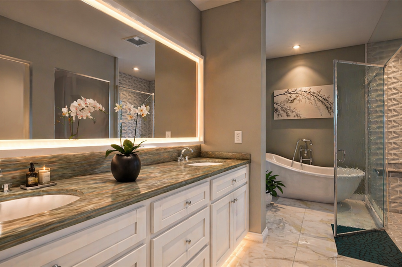 House Blueprint - Interior - Master Bathroom for Country House Plan #44-259 - 3 bed, 2 bath