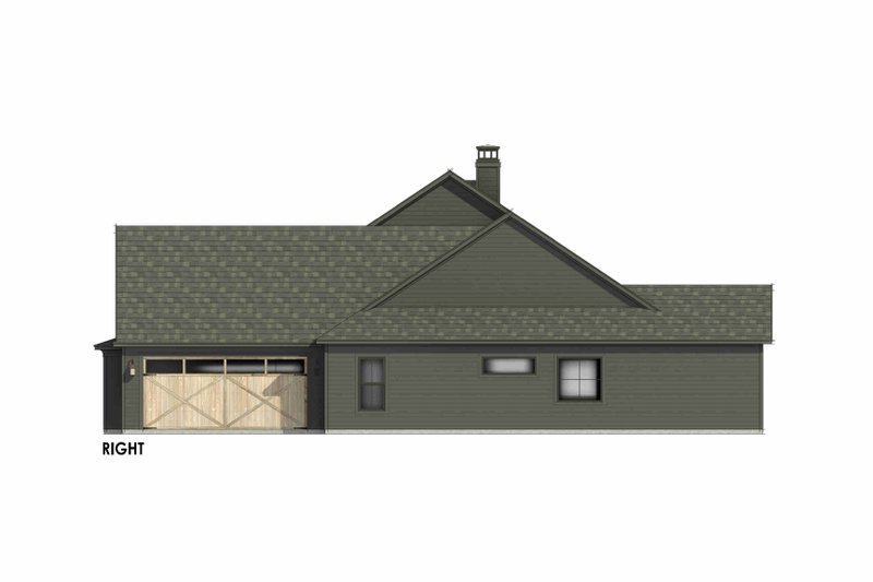 Dream House Plan - Exterior - Other Elevation 1 for Farmhouse House Plan #1096-66 - 4 bed, 3 bath