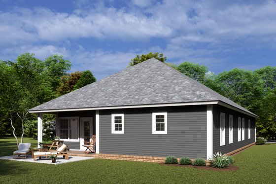 Exterior - Other Elevation for Traditional House Plan #513-15 - 3 bed, 2 bath