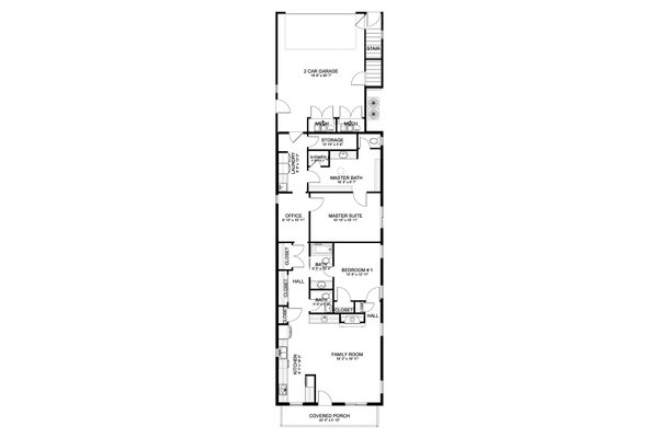 Home Plan - Modern Floor Plan - Main Floor Plan #1060-459