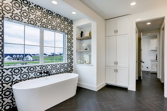 Interior - Master Bathroom 1 for European House Plan #1096-63 - 4 bed, 3.5 bath