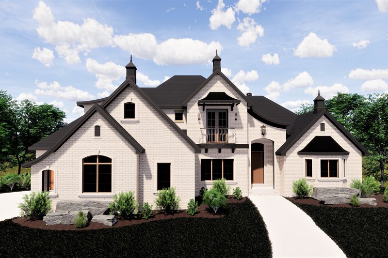Home Plan - European Exterior - Front Elevation Plan #920-12