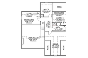 Craftsman Style House Plan - 3 Beds 2.5 Baths 1933 Sq/Ft Plan #1116-17 Floor 