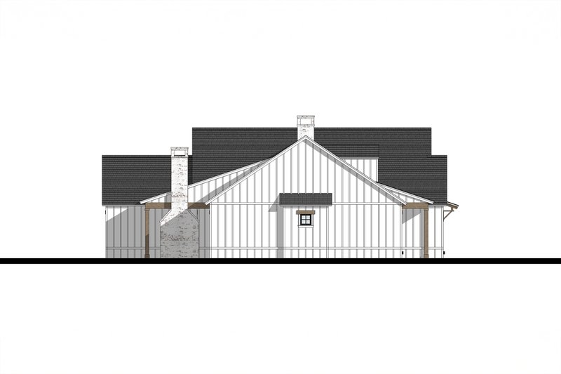 House Design - Exterior - Other Elevation for Farmhouse House Plan #1103-3 - 4 bed, 3 bath