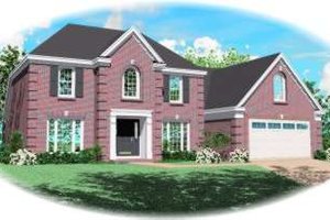 European Exterior - Front Elevation Plan #81-1444