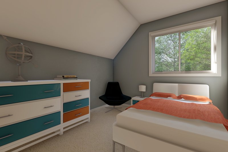 Home Plan - Interior - Bedroom for Traditional House Plan #126-161 - 2 bed, 1 bath