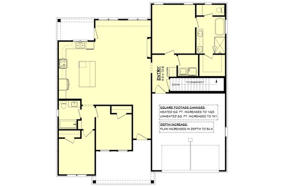 Floor Plan - Other Floor for Farmhouse House Plan #430-452 - 3 bed, 2 bath
