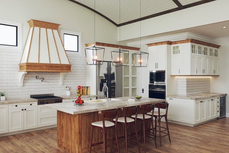 Home Plan - Interior - Kitchen for Prairie House Plan #54-573 - 5 bed, 5.5 bath