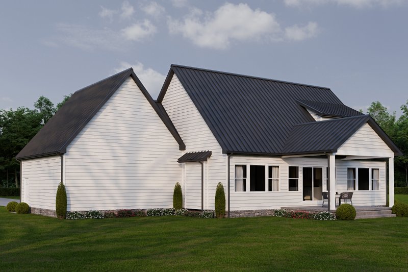 Dream House Plan - Exterior - Rear Elevation for Country House Plan #1089-61 - 3 bed, 2.5 bath