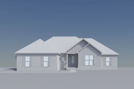 Exterior - Front Elevation 7 for Farmhouse House Plan #430-425 - 4 bed, 2 bath
