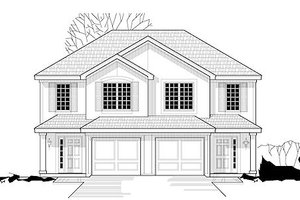 Traditional Exterior - Front Elevation Plan #67-878