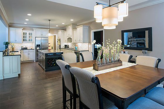 Interior - Dining Room 1 for Craftsman House Plan #929-7 - 4 bed, 3 bath