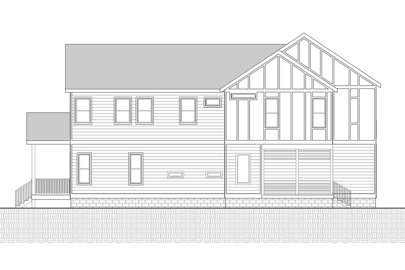 Dream House Plan - Exterior - Other Elevation 1 for Modern House Plan #1085-1 - 3 bed, 2.5 bath