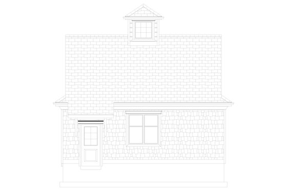 Exterior - Other Elevation 3 for Traditional House Plan #1060-98, 0 bath